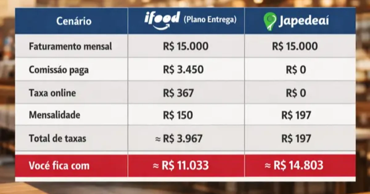 A alternativa ao pagamento de taxas