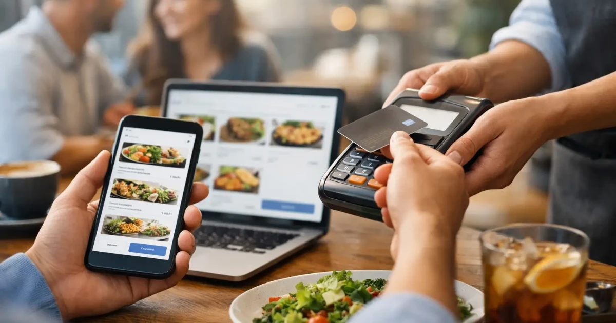 Cardápio digital com pedido e pagamento online