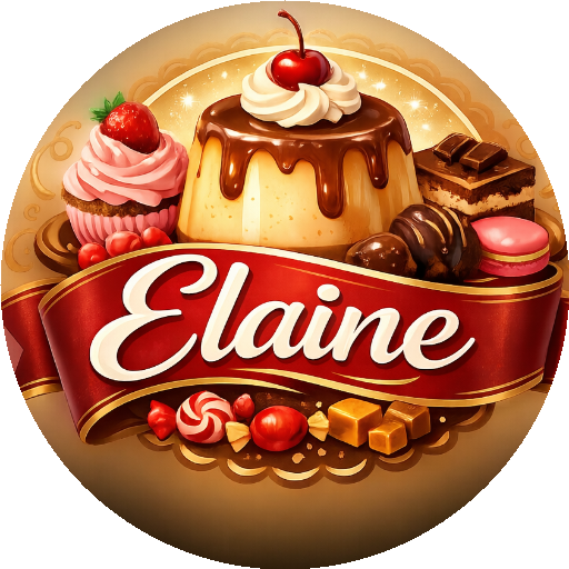 Logo Elaine e Pudim e Doces